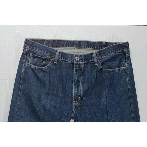 Levi's 505 Regular Straight 5-Pocket 100% Cotton Denim Jeans. Men's 40X30, GUC! - Picture 6 of 9